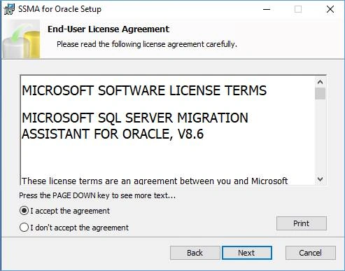 Oracle Database Server To Microsoft SQL Database Server Migration