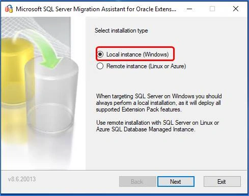 Oracle Database Server To Microsoft SQL Database Server Migration