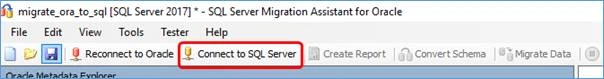 Oracle Database Server To Microsoft SQL Database Server Migration