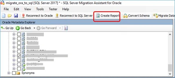 Oracle Database Server To Microsoft SQL Database Server Migration