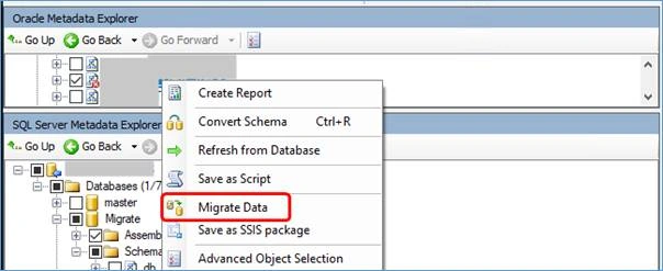 Oracle Database Server To Microsoft SQL Database Server Migration