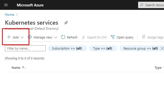 AK8s Azure Kubernetes Service AKS