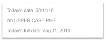 Angular Pipes