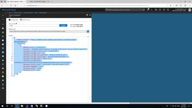Overview Of Azure Search