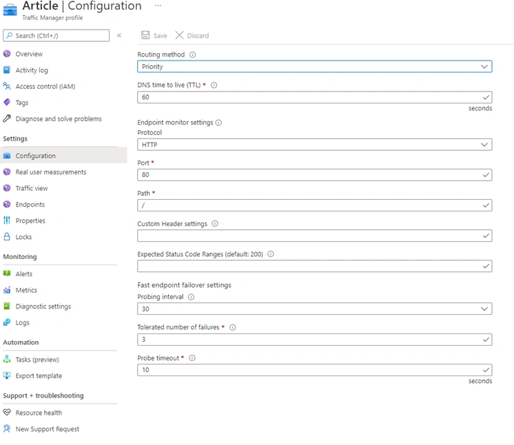 Overview of Azure Traffic Manager & Configuring Priority Based Endpoints Step by Step