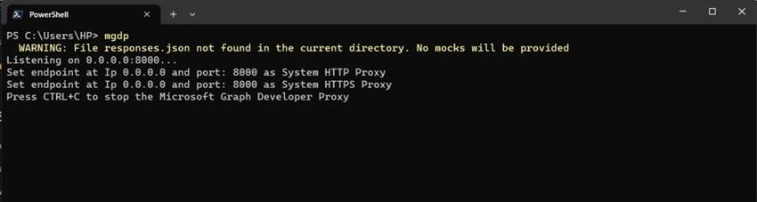 Overview of Graph Developer Proxy