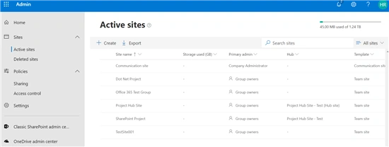 SharePoint Online - Hub Sites