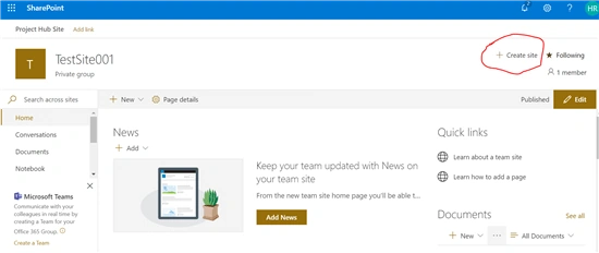 SharePoint Online - Hub Sites
