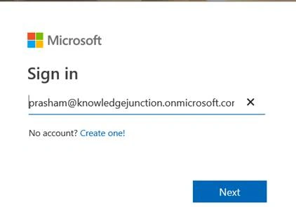 Office 365 - signing with Office 365 account to bing.com