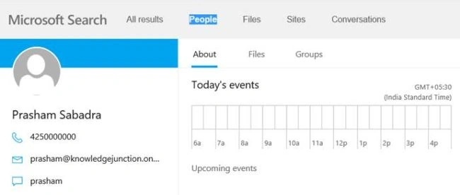 Office 365 - Microsoft Search feature is now available