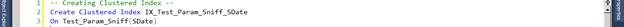 Parameter Sniffing