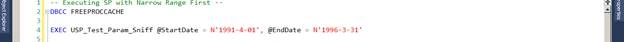 Parameter Sniffing