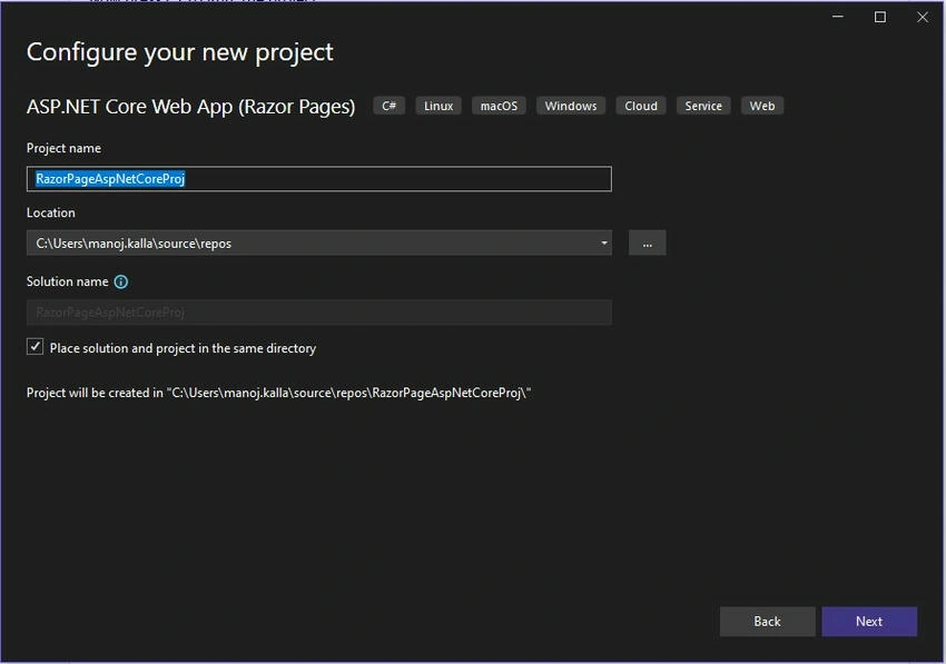 Configure