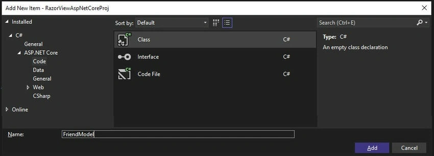 FriendModel