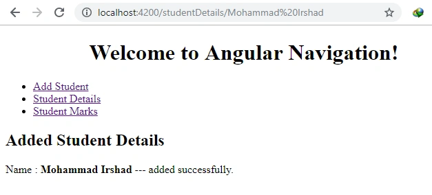 Route Parameters In Angular