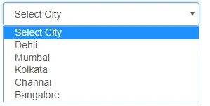Dropdown list