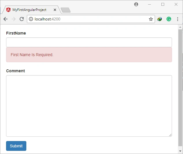 Adding Validation