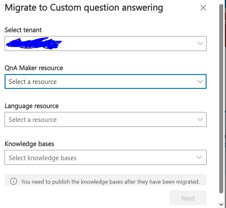 Start Migration