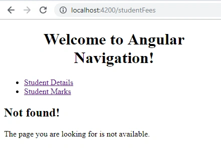 Wildcard Routing And Path Matching In Angular