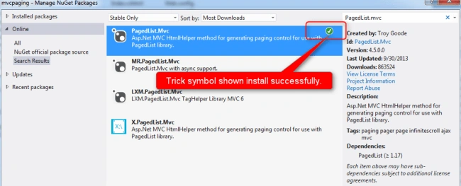 installing successfully