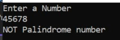 Palindrome Number in C#