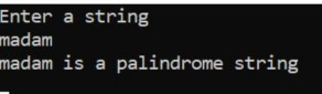 Palindrome String