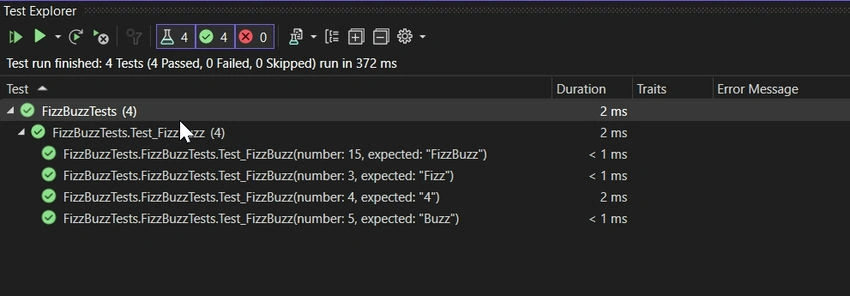 Test Explorer