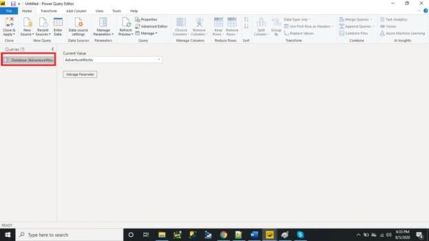 Parameters in Power BI Desktop