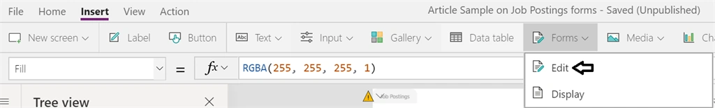 Parent-Child Relationship Between Tabbed PowerApps Forms