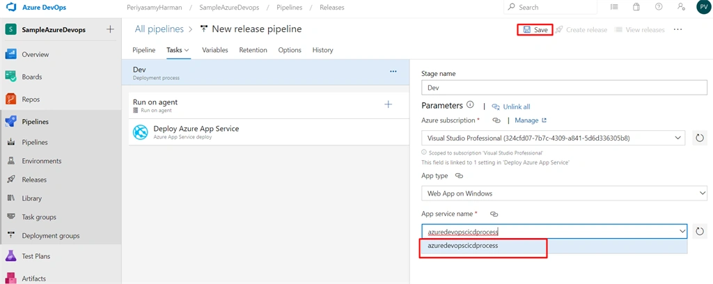CI/CD Implementation For Simple Web Application Using Azure DevOps