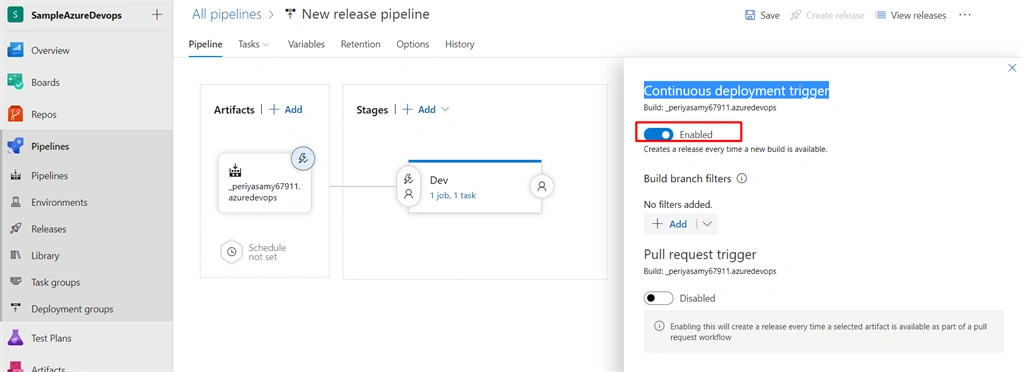 CI/CD Implementation For Simple Web Application Using Azure DevOps