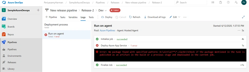 CI/CD Implementation For Simple Web Application Using Azure DevOps