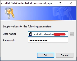 Passing Credentials In SharePoint Online Using PowerShell