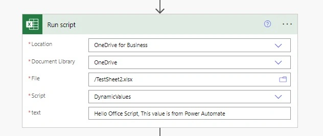 Parameter value