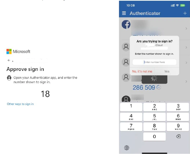 Password less sign-in with the Microsoft Authenticator app