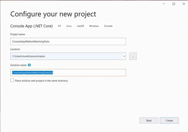 Pattern Matching in C#