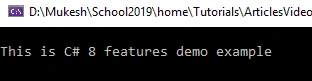 C# 8 - Pattern Matching, Indices And Ranges