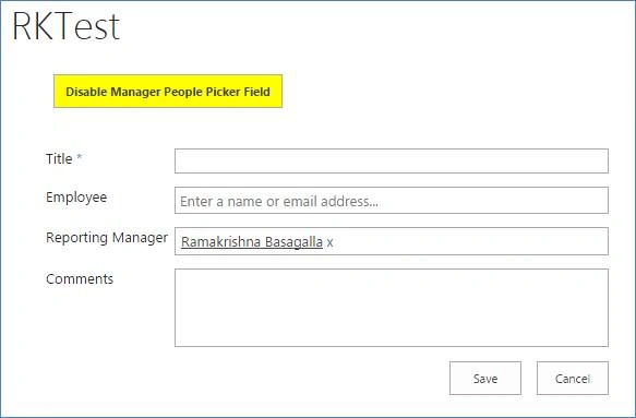 People Picker Field Actions In SharePoint Using JavaScript (JSOM)