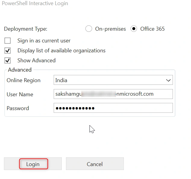 Login