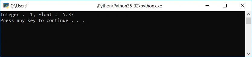 Perform Input And Output Operations - Python