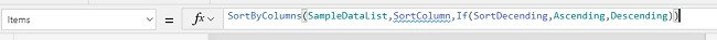 Perform Multiple Sort Operation In PowerApps Gallery Or Data Table Control