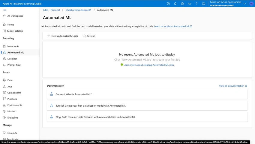 Automated ML