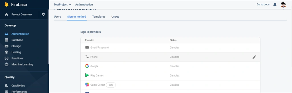 Phone Number Authentication Using Firebase