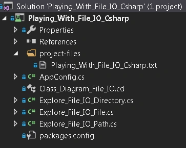 Playing With File I/O Using C#