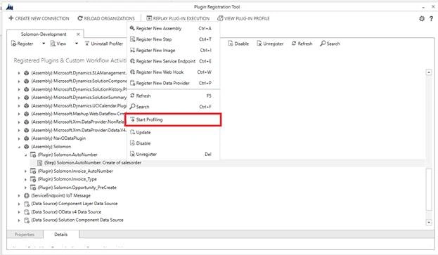 Plugin Profiler in Dynamics CRM