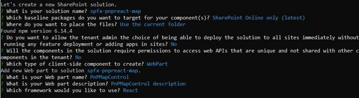 PnP Map Control In SharePoint Framework