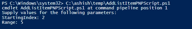 PNP PowerShell - Read Excel file and add bulk data into SharePoint List