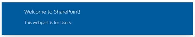 PnP Security Trimmed Control In SharePoint Framework
