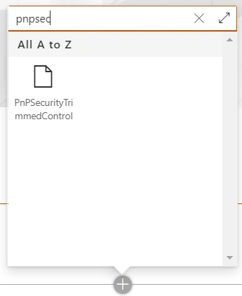 PnP Security Trimmed Control In SharePoint Framework