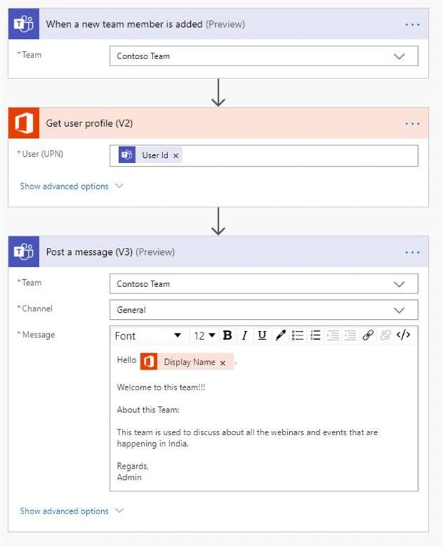 Post A Welcome Message When A New Team Member Is Added In Microsoft Teams Using Power Automate